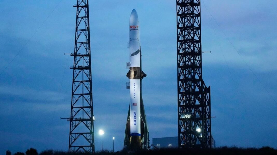Blue Origin rocket explodes into huge fireball on launch pad