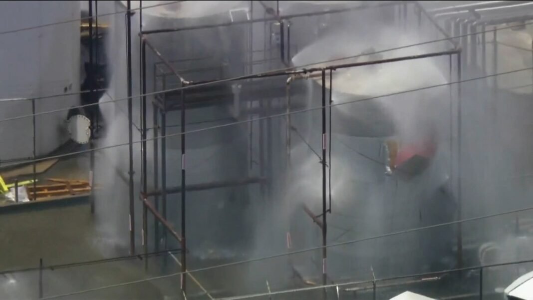 Cracks discovered in damaged chemical tanks in California could change response strategies