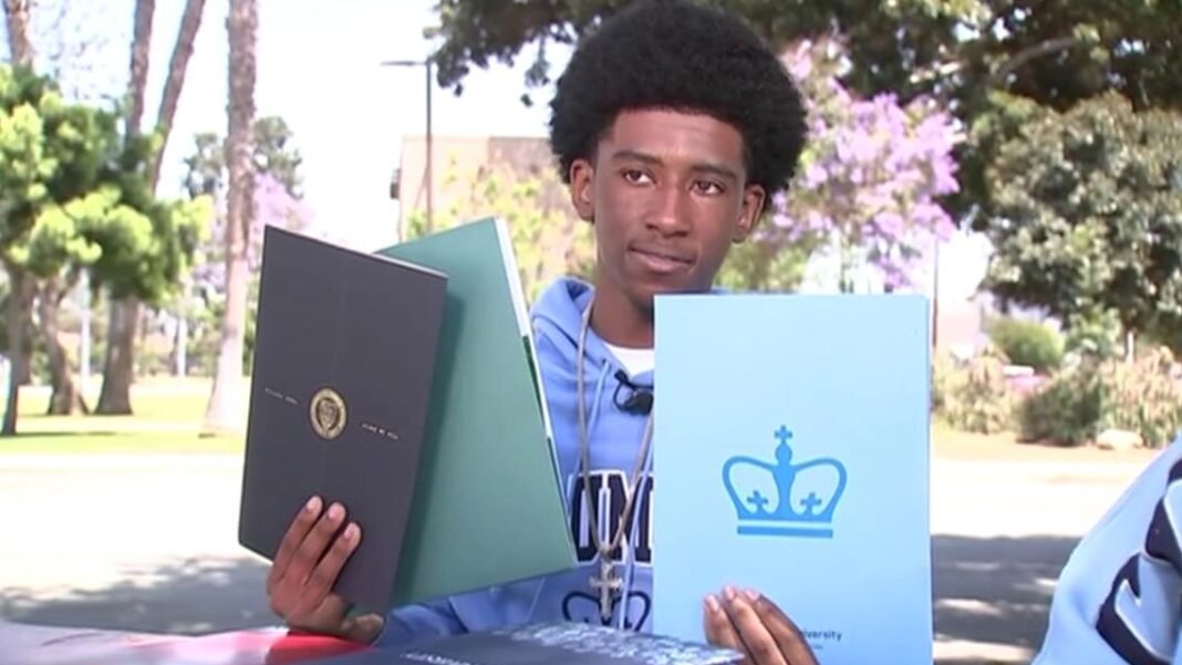 Homeless California teen gets into Ivy League school after being accepted to 65 colleges