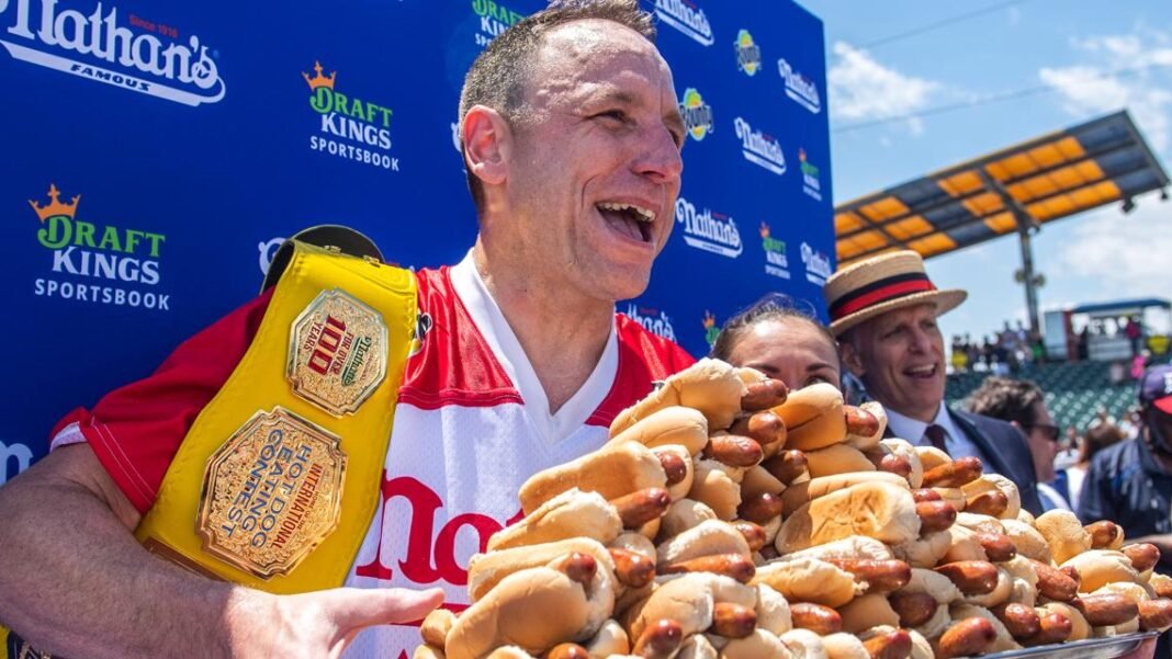 Hot dog eating champ Joey Chestnut pleads guilty to slapping man in bar incident, sentenced

