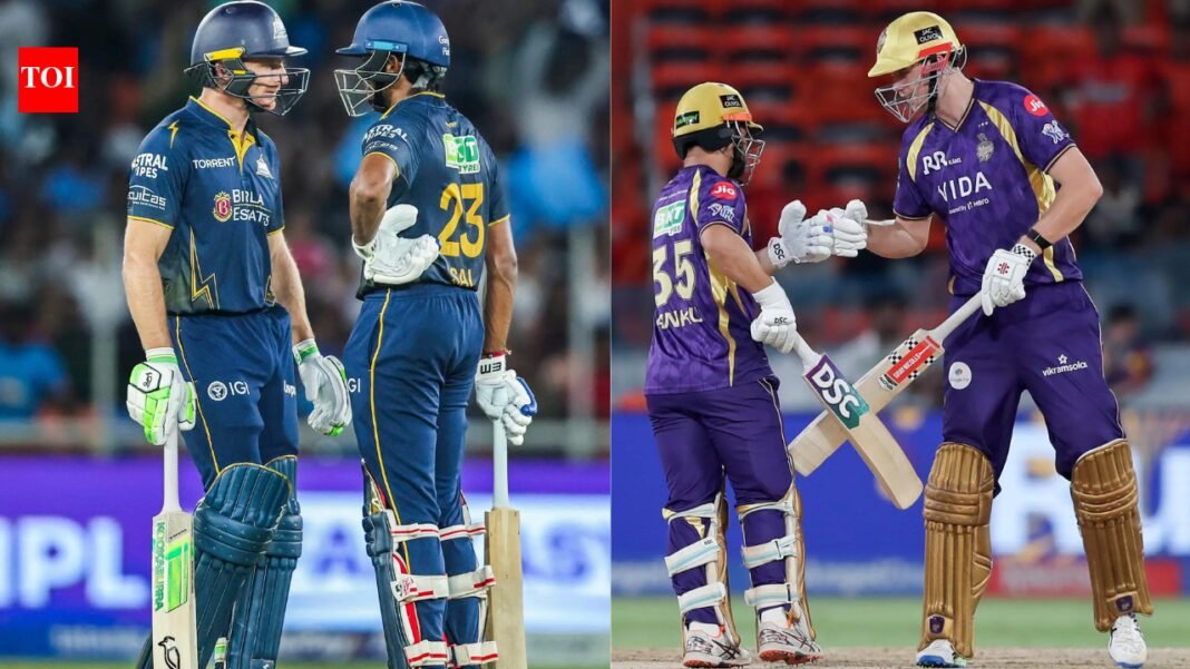 IPL points table: GT draws with RCB, KKR stay alive in playoffs

