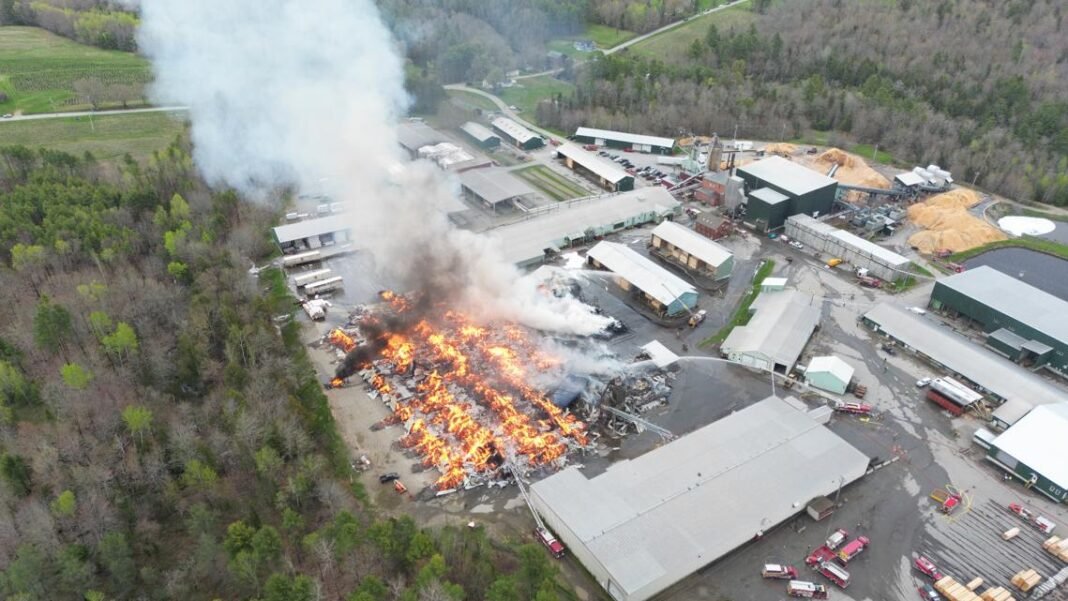 Maine lumber mill explosion kills firefighter, injures at least 10


