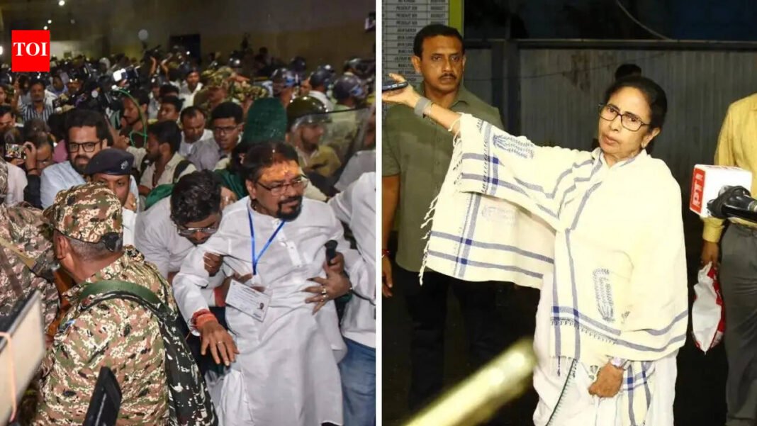 Mamata breaks into EVM vault; TMC, BJP feud over tampering allegations: How the late-night drama unfolded

