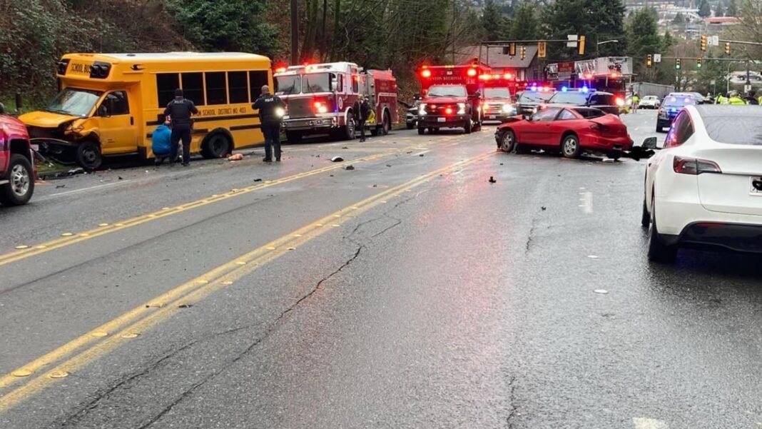Man charged, arrested in 2023 fatal Renton school bus crash

