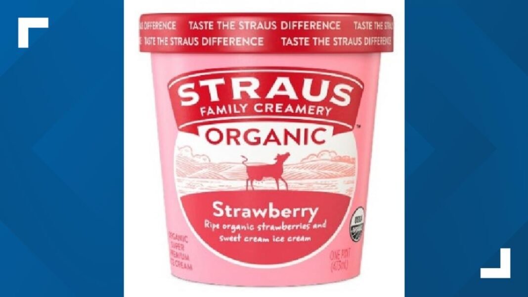 Organic ice cream recalled in 17 states due to potential metal fragments