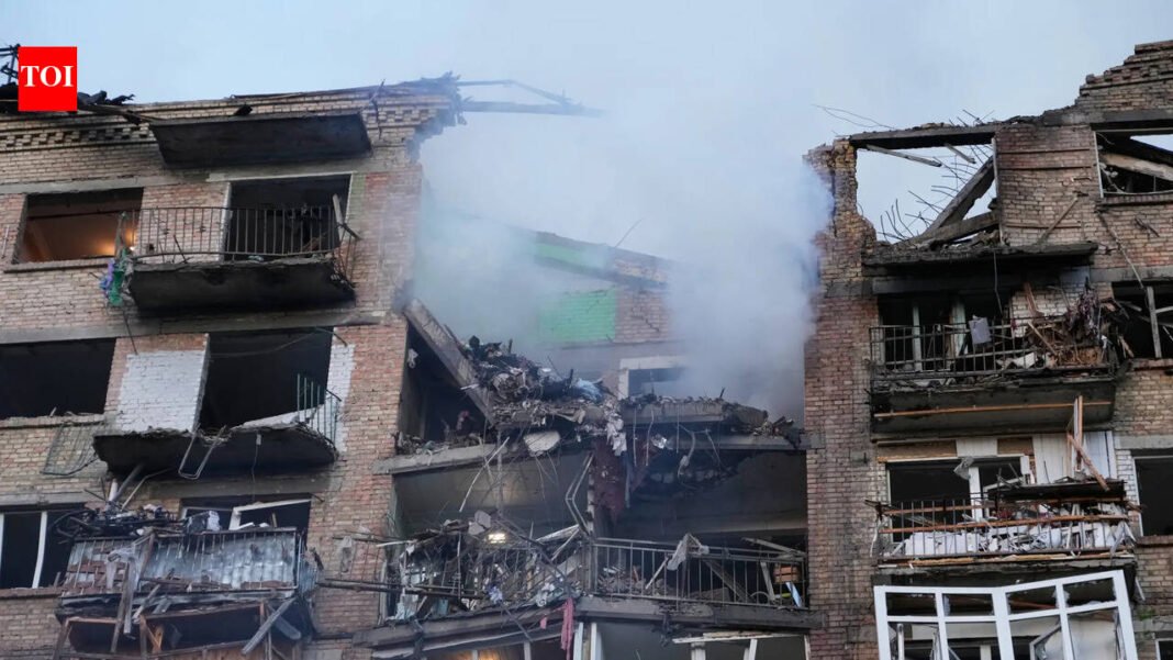 Russia attacks Ukrainian capital Kiev with missiles and drones, schools and residential buildings hit; 1 dead