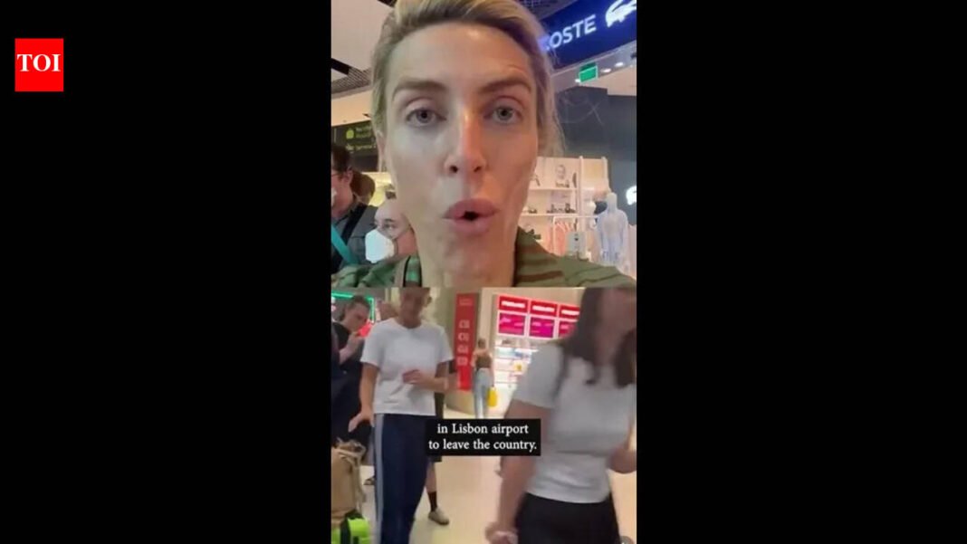 ‘Sorry, friends, this is how the rest of the world travels’: US journalist trolled for chaos at Lisbon airport over new EU rules