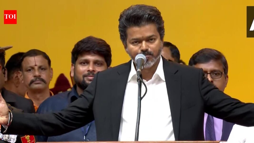 TVK ends decades of DMK-AIADMK era, actor-politician Vijay sworn in as Tamil Nadu Chief Minister