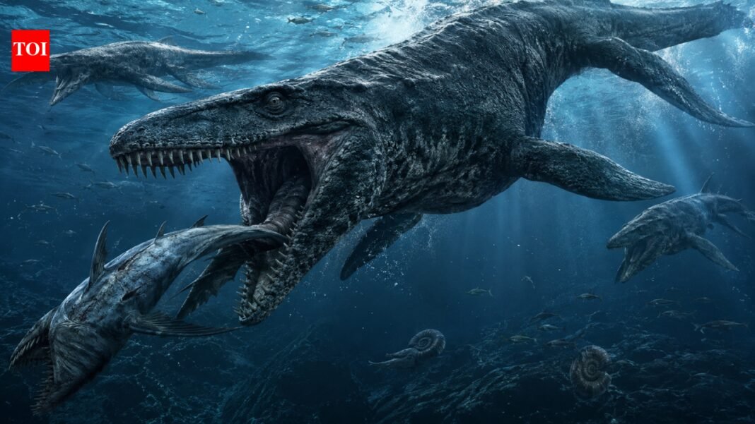 The 43-foot-long ‘Ocean Tyrannosaurus Rex’ was bigger than a great white shark and more ferocious than any mosasaur found in Texas