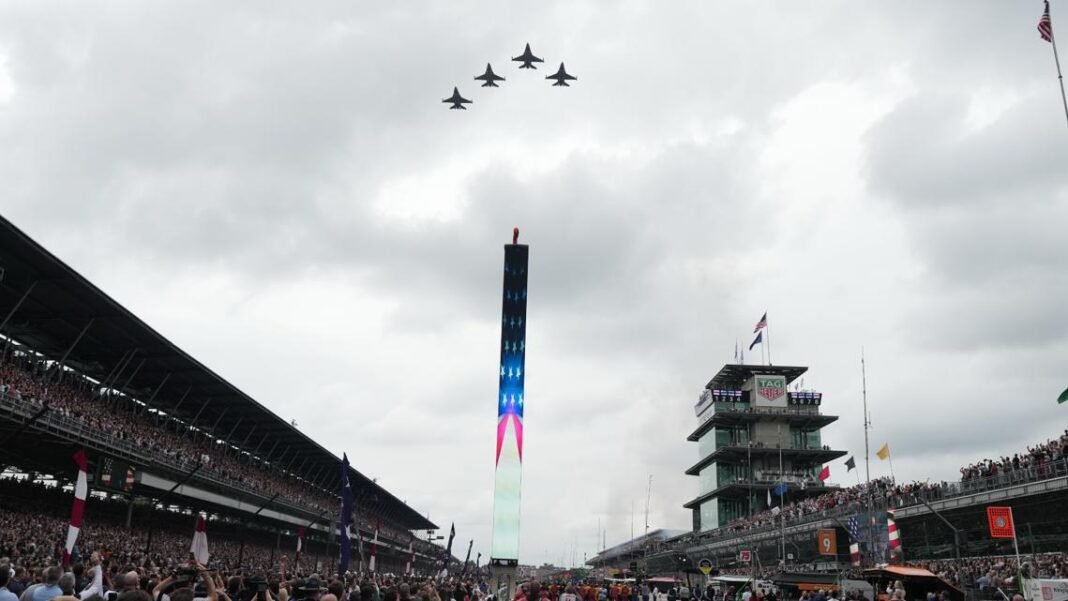 Two-time NASCAR champion Kyle Busch honored before and during Indianapolis 500

