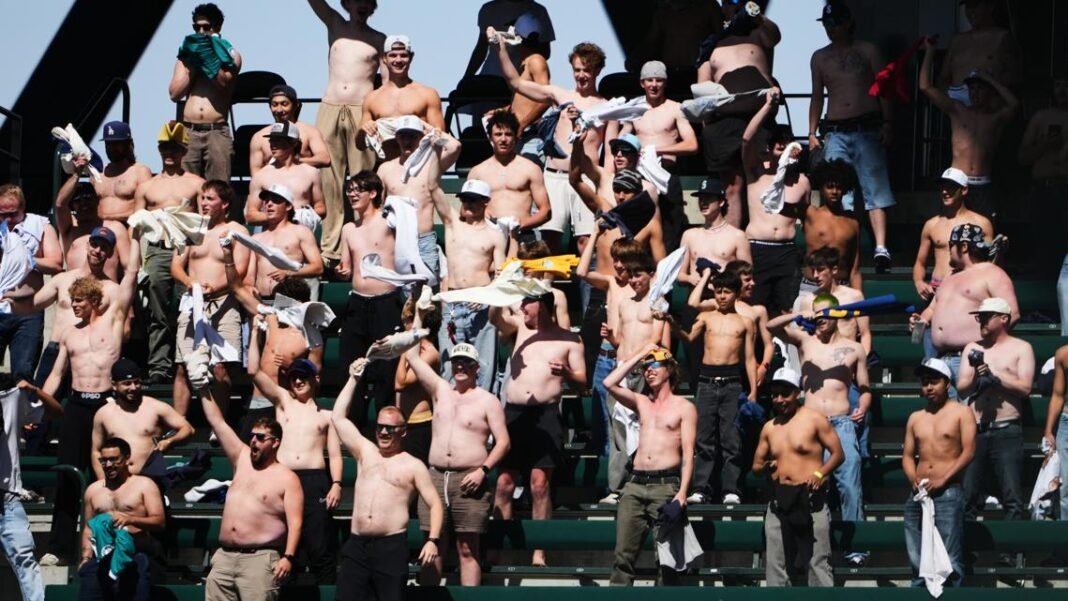 What is MLB’s viral “tarp” trend? Topless fan craze sweeps baseball world