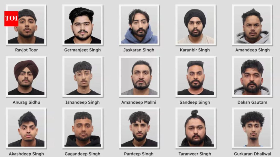 16 men, including Indian accused, arrested in Canada following South Asia extortion probe; all but one released on bail

