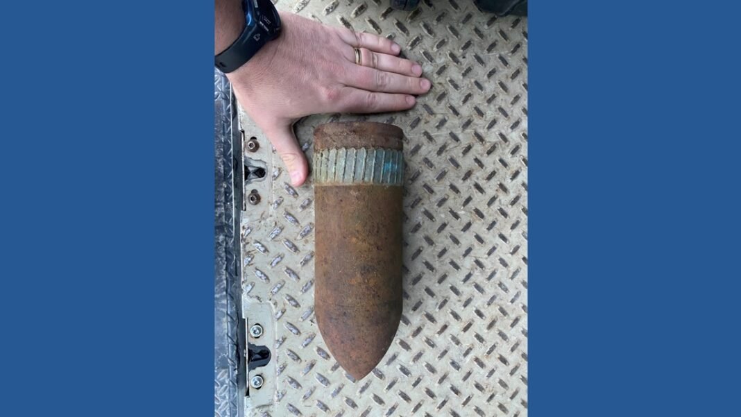 Armor-piercing shell from World War II found during Tacoma house renovation

