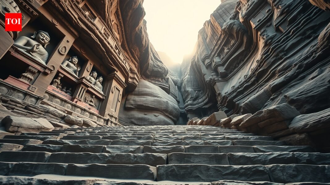 China’s ancient hidden passage shows pinnacle of Chinese rock art and rare fusion of three faiths | World News