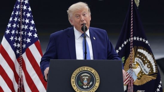 Donald Trump accuses ‘vandalism’ after admitting ‘real problems’ with $14.2m reflecting pool revamp