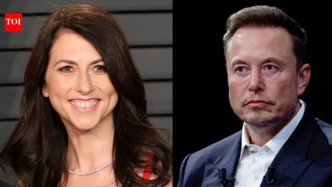 Elon Musk says Jeff Bezos' ex-wife MacKenzie Scott has made the world a 