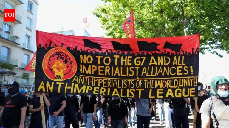 G7 Summit Protests: On the eve of the G7 Summit, large-scale protests broke out in Geneva, and 20,000 demonstrators clashed with the police World News