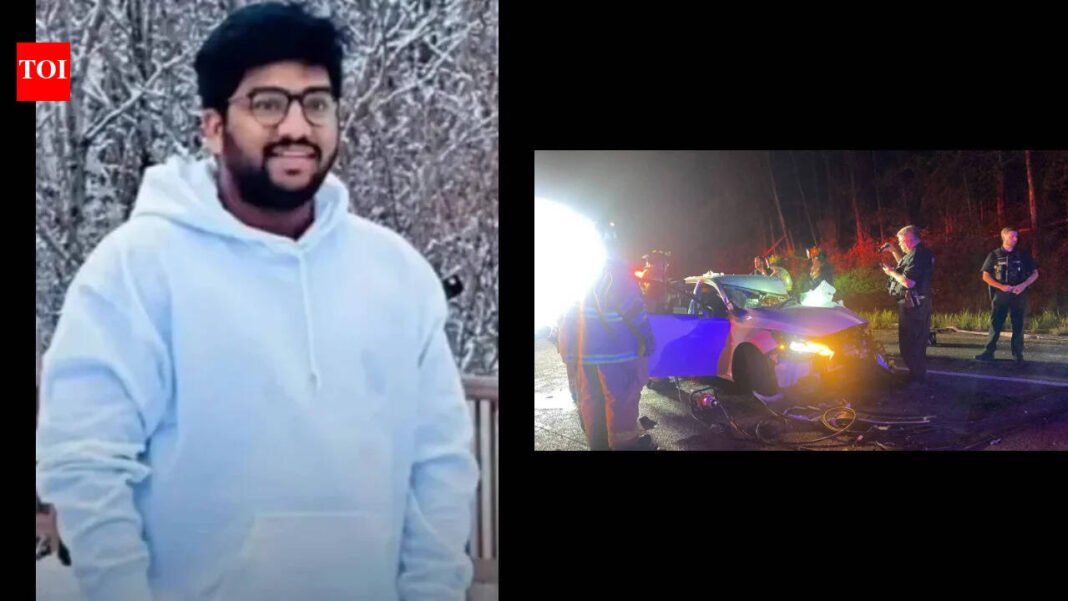 Indian student fights for life after US traffic accident; underage driver crashes into own vehicle in Alabama