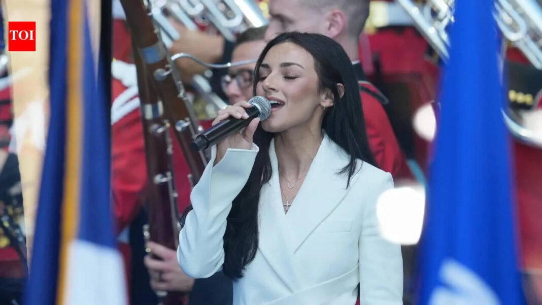 Kash Patel's girlfriend says it's an honor to sing national anthem on Freedom250, she doesn't charge money

