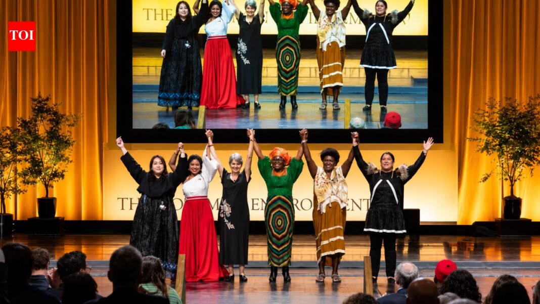 Meet six women who made history by winning ‘Green Oscars’ for their environmental activism |
