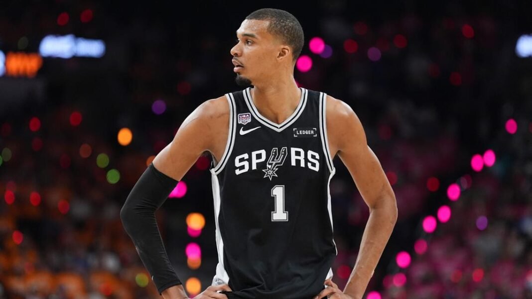 The NBA bans two people from the arena after one of them stormed the court during Game 1 and tried to take a selfie with Winby