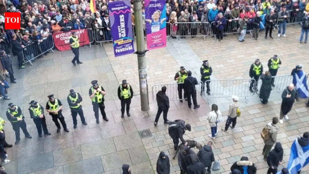 Thousands attend anti-racism rally in Belfast after knife attack sparks anti-immigration violence