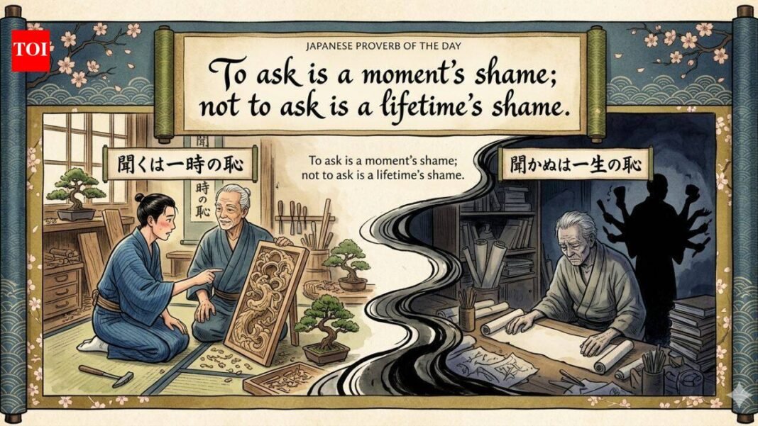 Today’s Japanese Proverb: “Asking is a momentary shame; not asking is…” – Why giving up your self-esteem for an awkward question can pay off for years | World News
