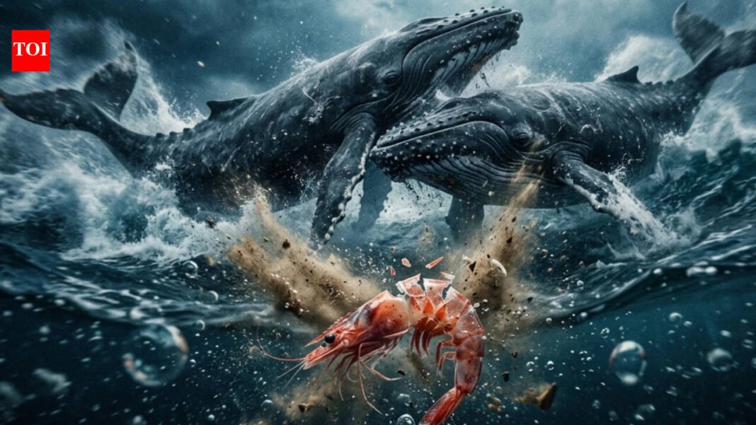 Today’s Korean proverb: “When whales fight, the shrimp’s back breaks”—a cruel reminder that when giants clash, the smallest person in the room suffers in silence

