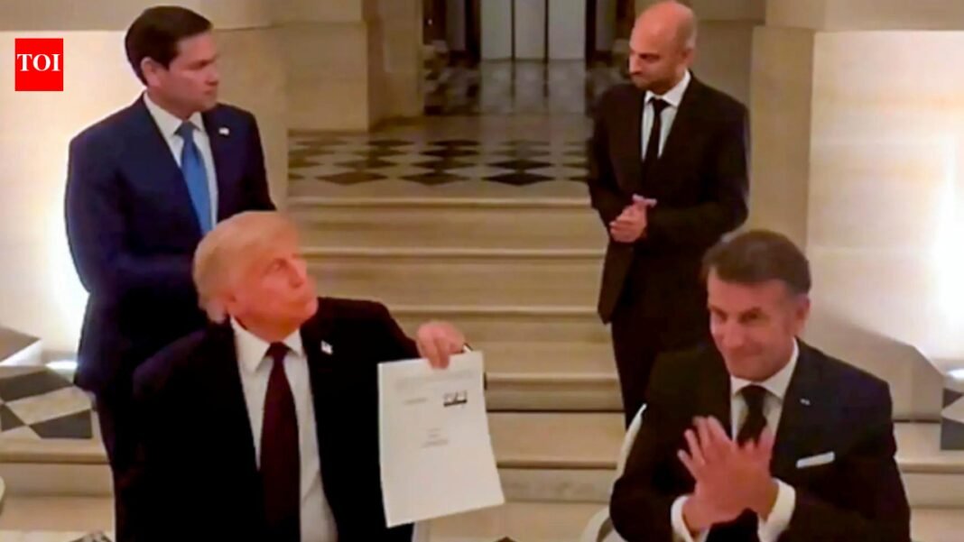 Versailles II: Trump signed Iran deal in a place historians don’t recommend