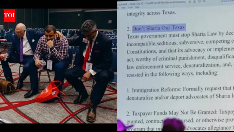 ‘We don’t want Sharia law in Texas’: Muslim Republican members demand to leave US Republican convention if they don’t become Christians