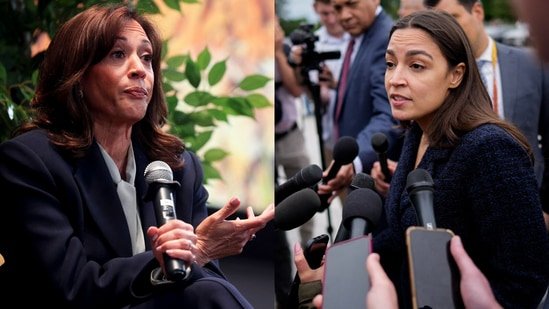 Will Kamala Harris run for president in 2028, with AOC as vice president? Virus claims fact-checked
